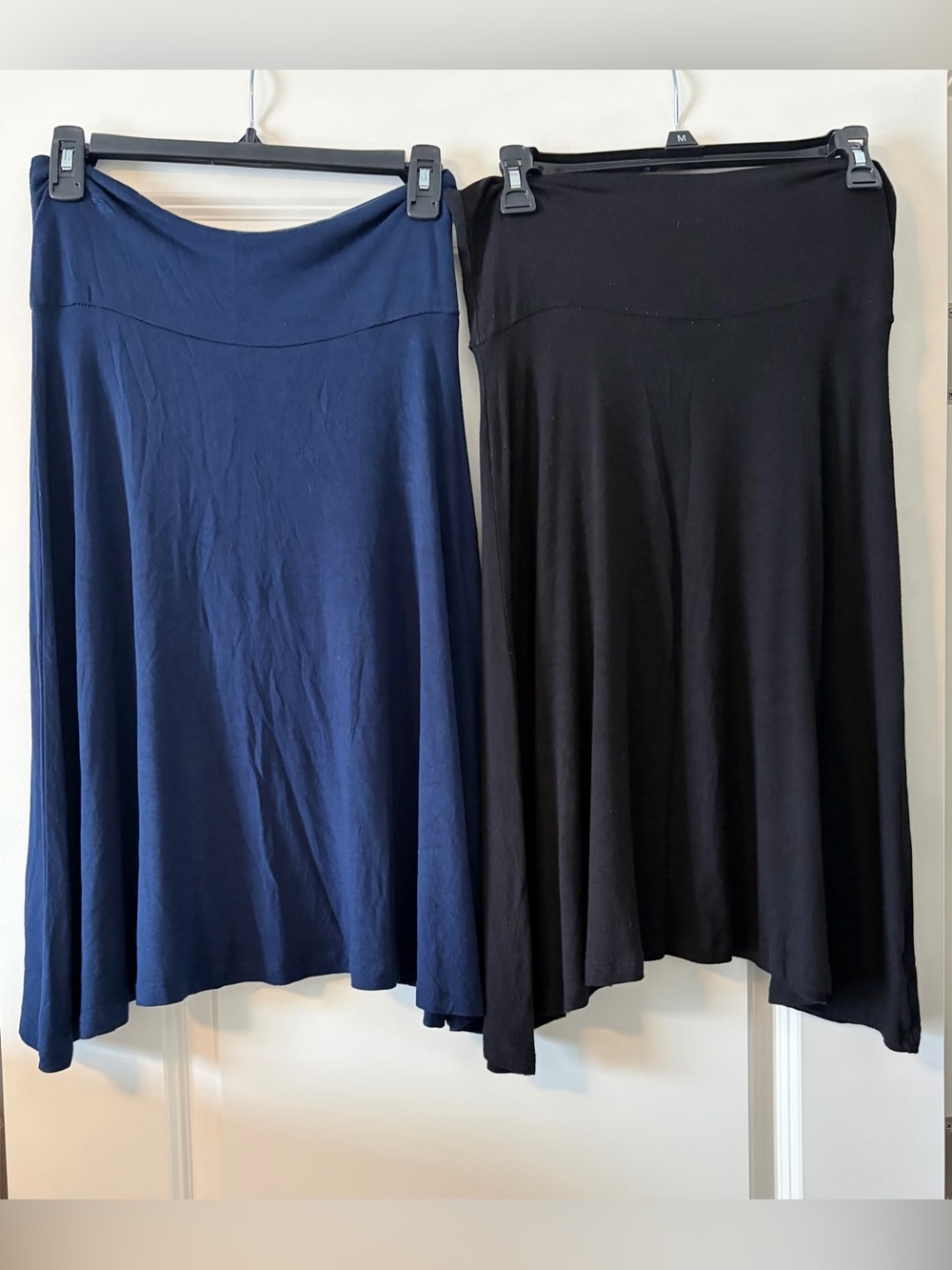 Popana Two-Pack Midi Skirts in Navy and Black